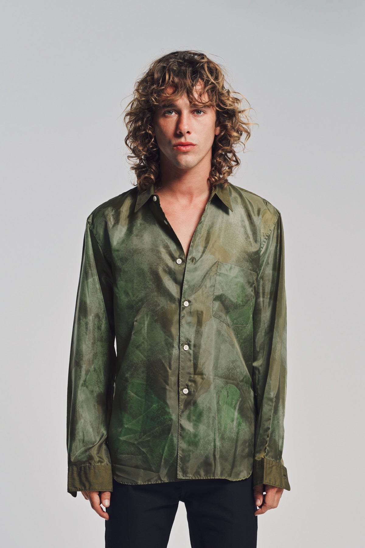 COMME DES GARCONS HOMME PLUS | TAFFETA LONG SLEEVE SHIRT