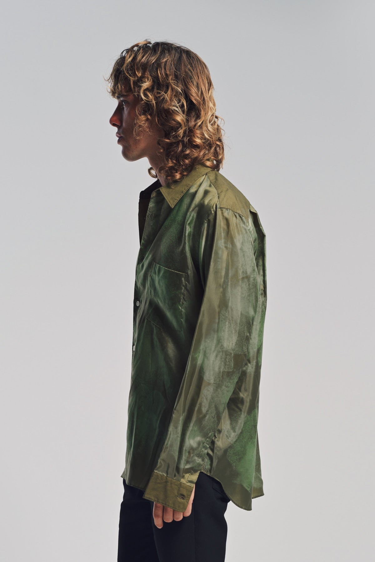 COMME DES GARCONS HOMME PLUS | TAFFETA LONG SLEEVE SHIRT