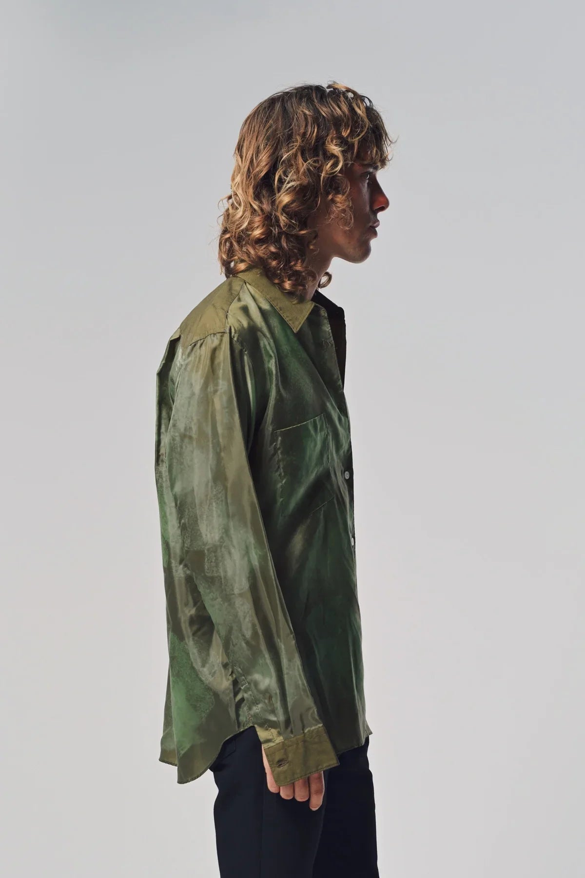 COMME DES GARCONS HOMME PLUS | TAFFETA LONG SLEEVE SHIRT