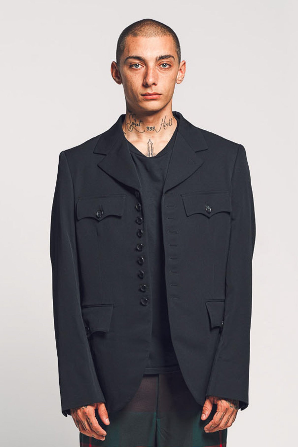 COMME DES GARCONS HOMME PLUS | WOOL GABARDINE BLAZER
