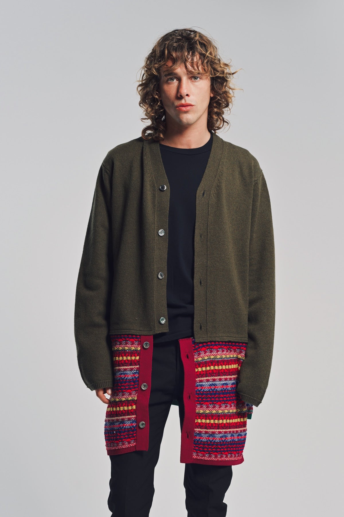 COMME des GARÇONS HOMME PLUS 2024 カーディガン COMME DES GARCONS HOMME PLUS | SPLIT CARDIGAN