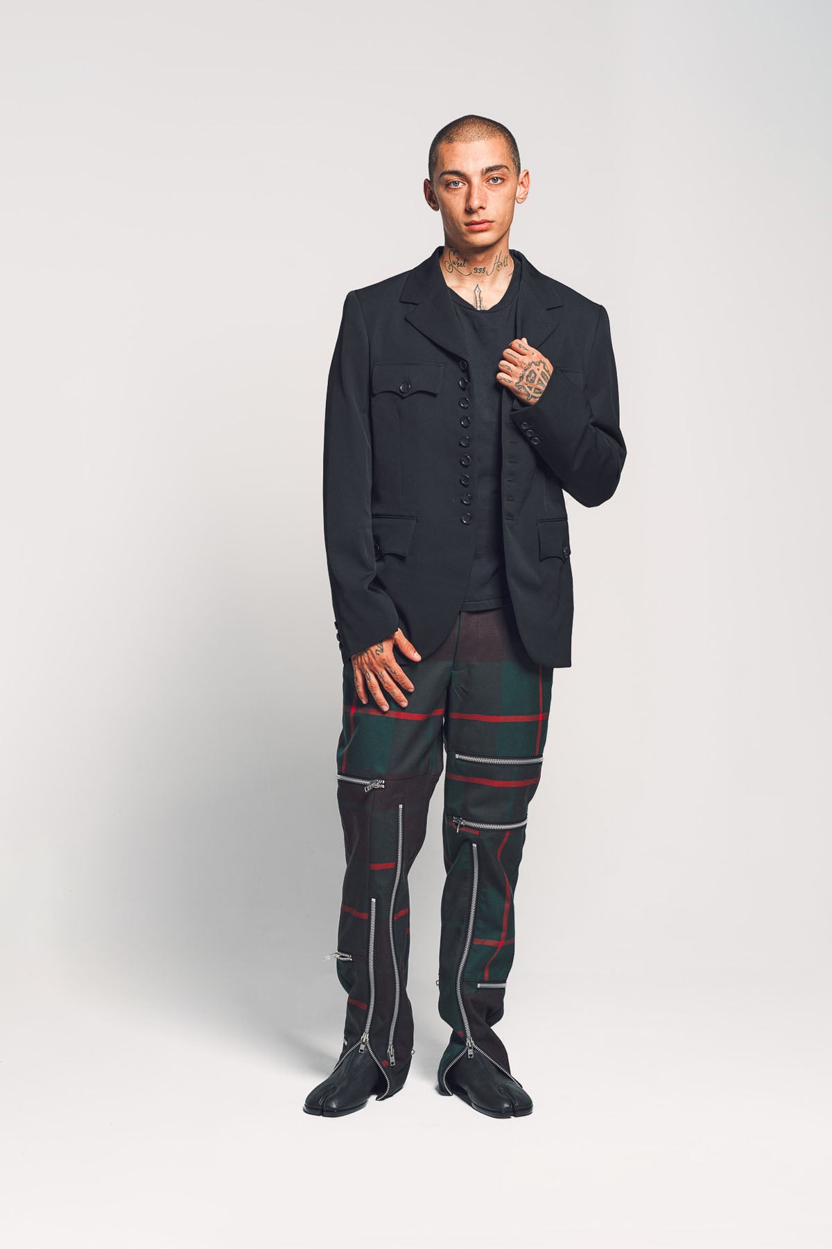 COMME DES GARCONS HOMME PLUS | TARTAN PANTS