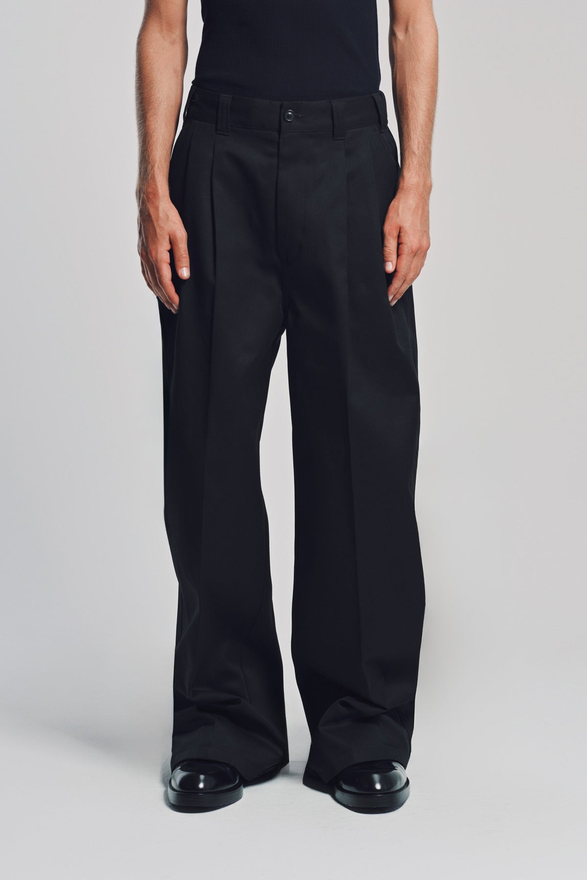 パンツ Archive Maison Margiela Wide Slacks 0400021332972_ANTHRACITEMELANG