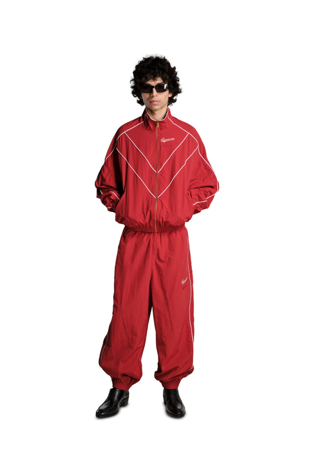 WILLY CHAVARRIA | RED BAD BOY TRACK PANTS