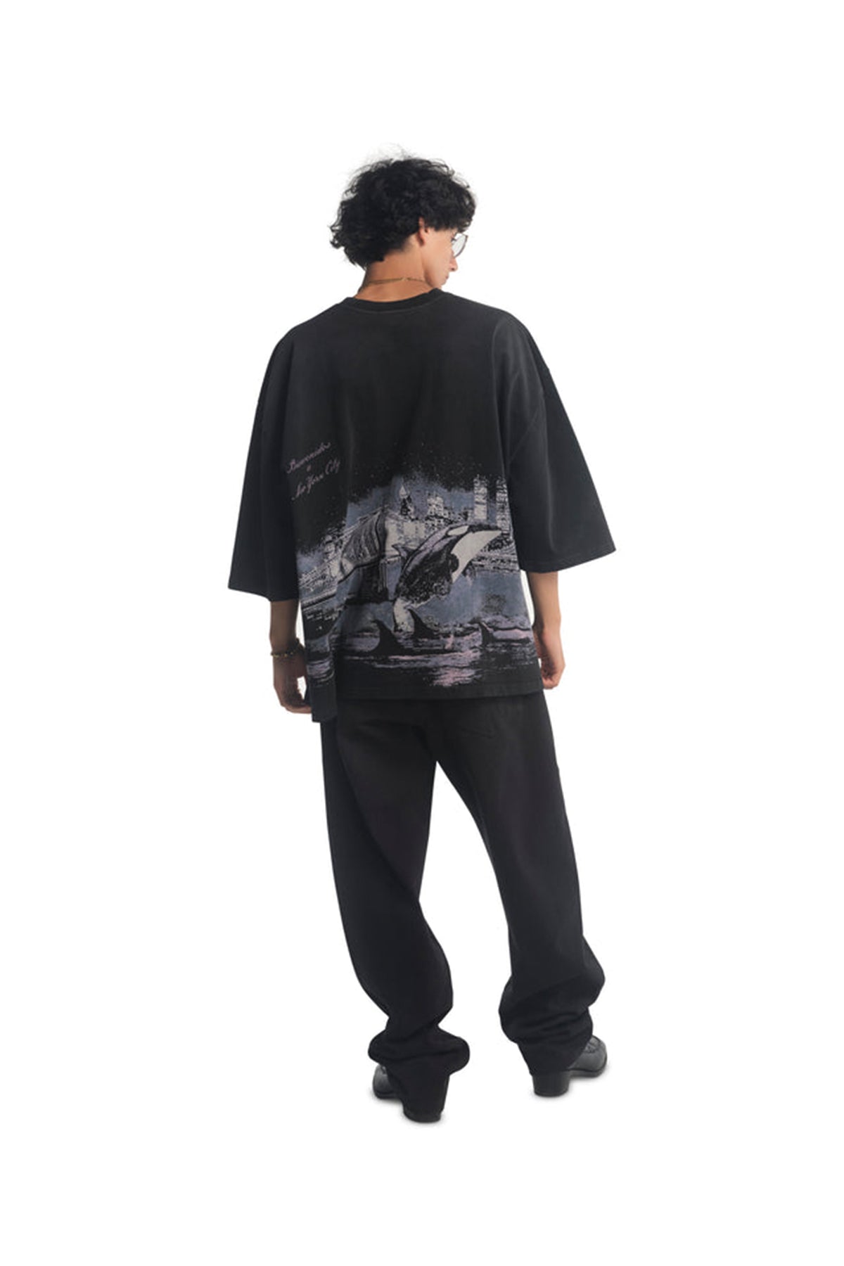 WILLY CHAVARRIA USA BUFFALO Tシャツ XL USA Buffalo T-Shirt in Blue Mood – SVRN