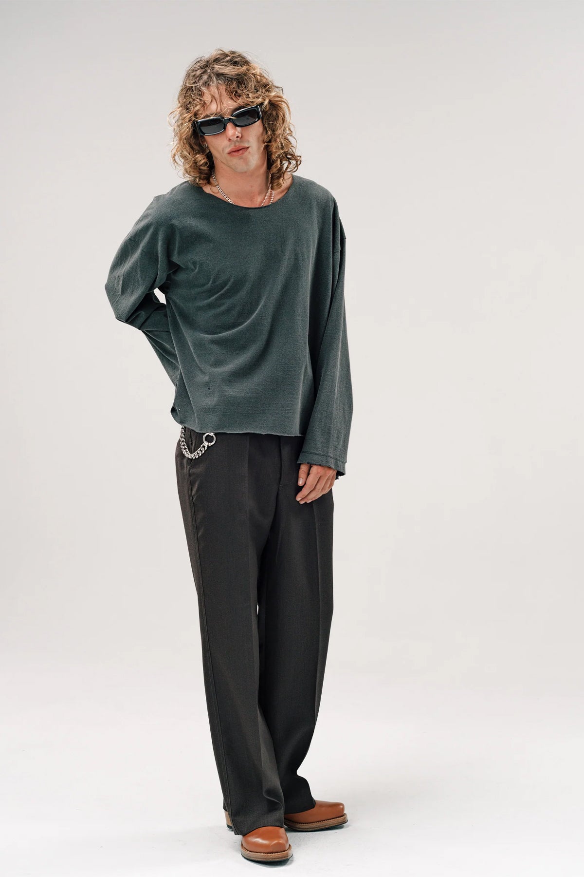 SECOND/LAYER | THRASHER LONG SLEEVE TEE