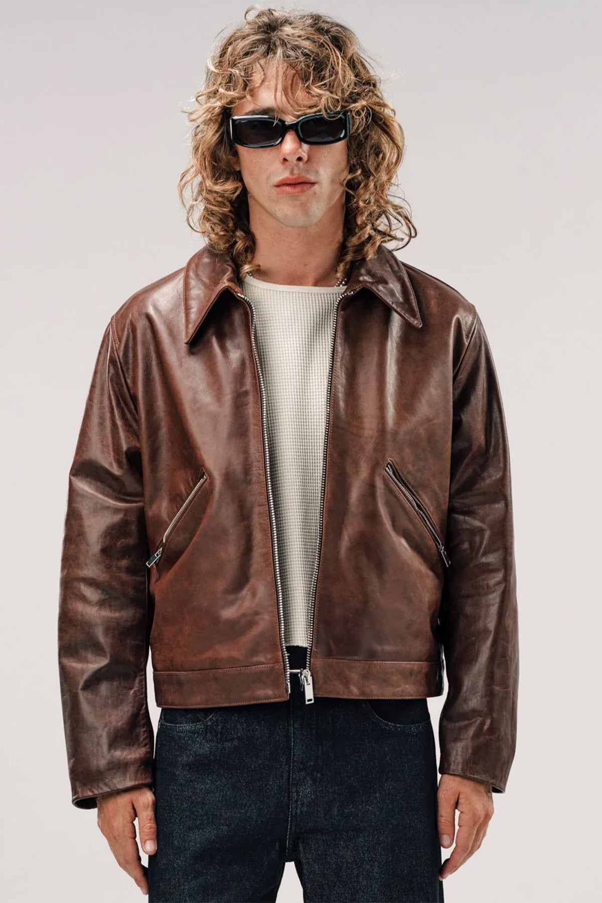 SECOND/LAYER | JIMMY LEATHER JACKET