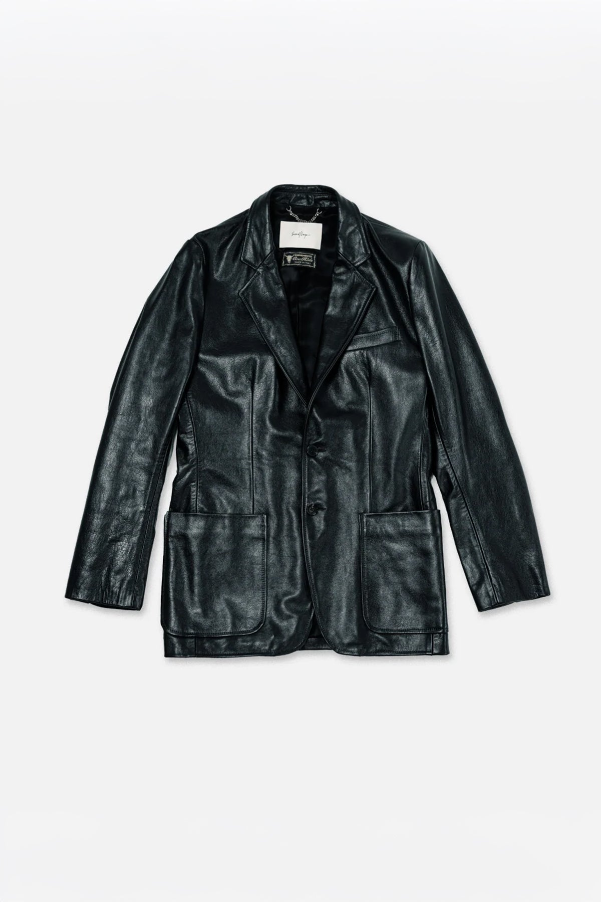 Second Layer PICO BLAZER ダブルレストジャケット　48 SECOND / LAYER - Pico Double-Breasted Wool Blazer - Green Second/Layer