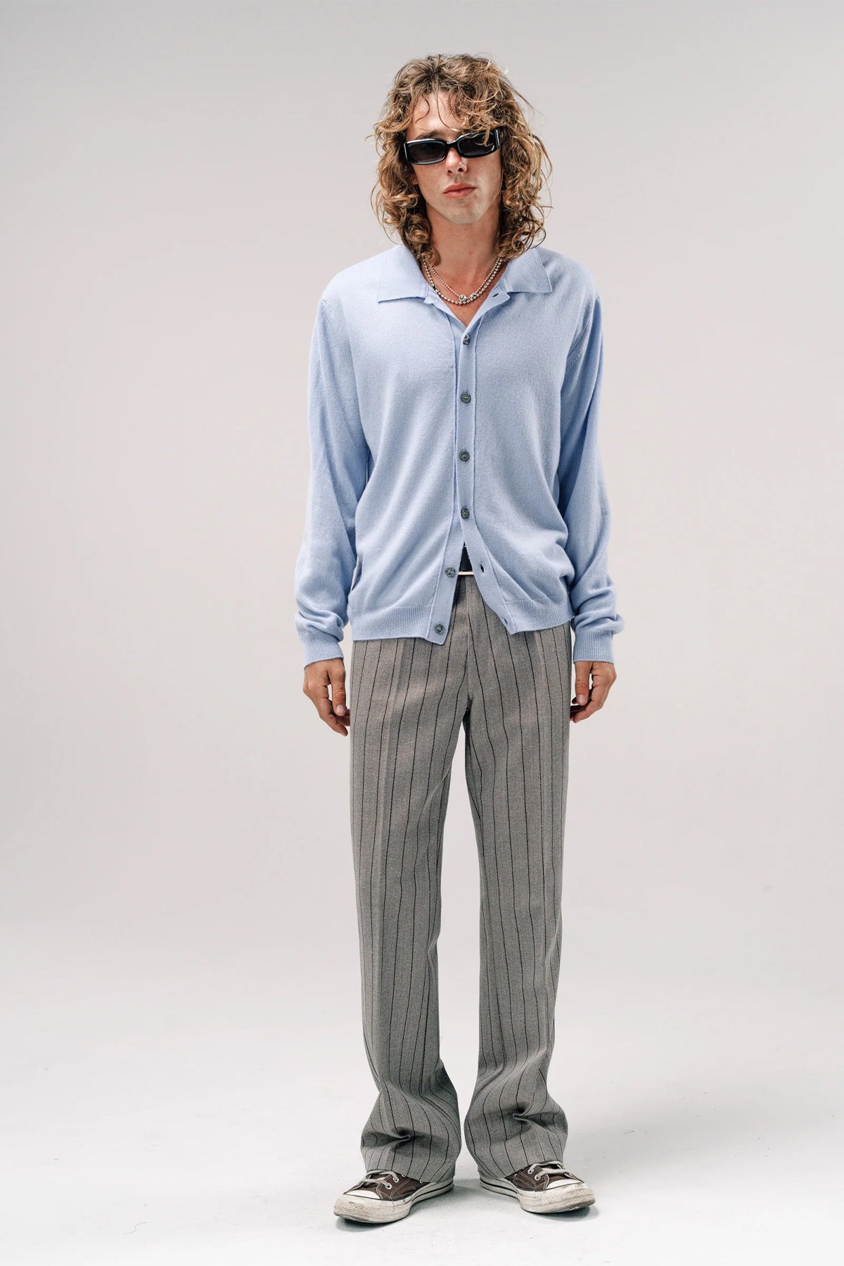 SECOND/LAYER | PINSTRIPE VALLUCO PANTS