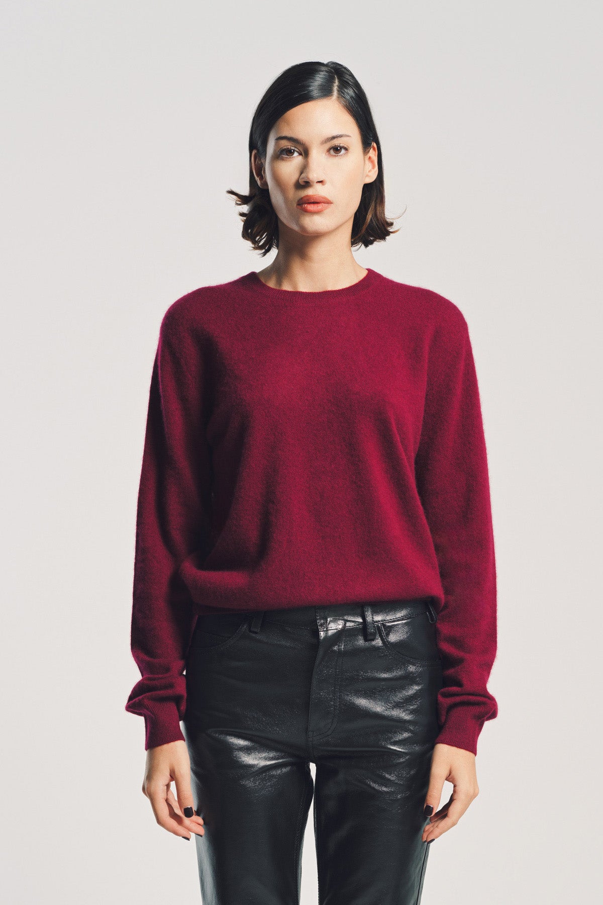 FRENCKENBERGER | MINI R-NECK SWEATER