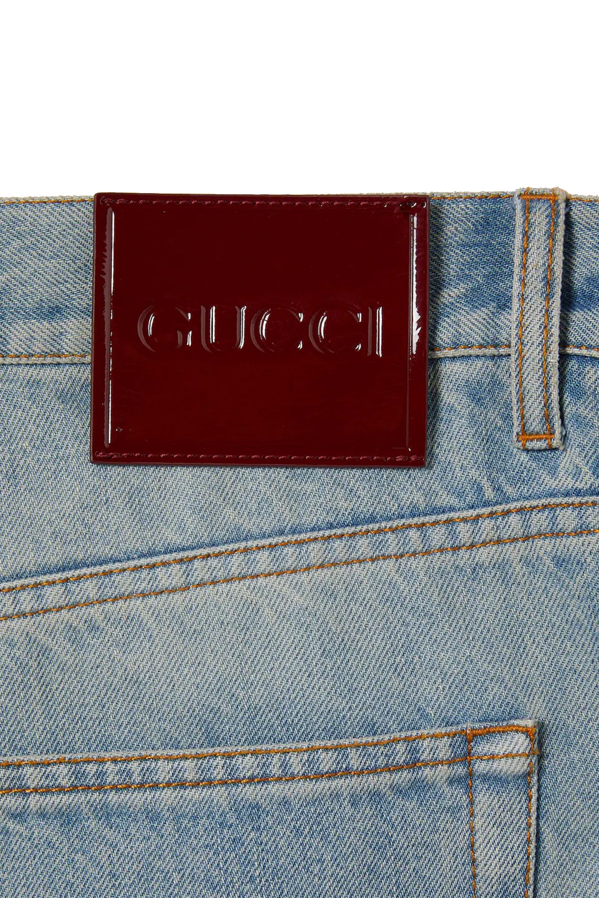 GUCCI | LOOSE FIT COTTON DENIM PANT