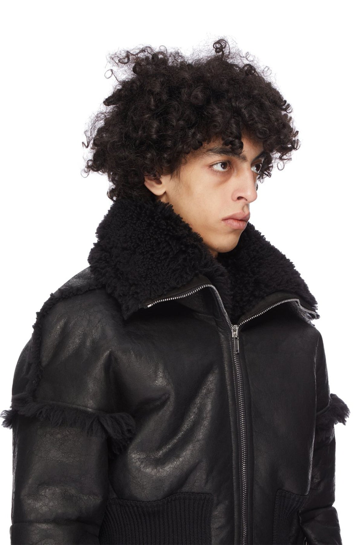 devoa リネンライダース　archive rick owensアルチザン RICK OWENS | DRACUCOLLAR JACKET