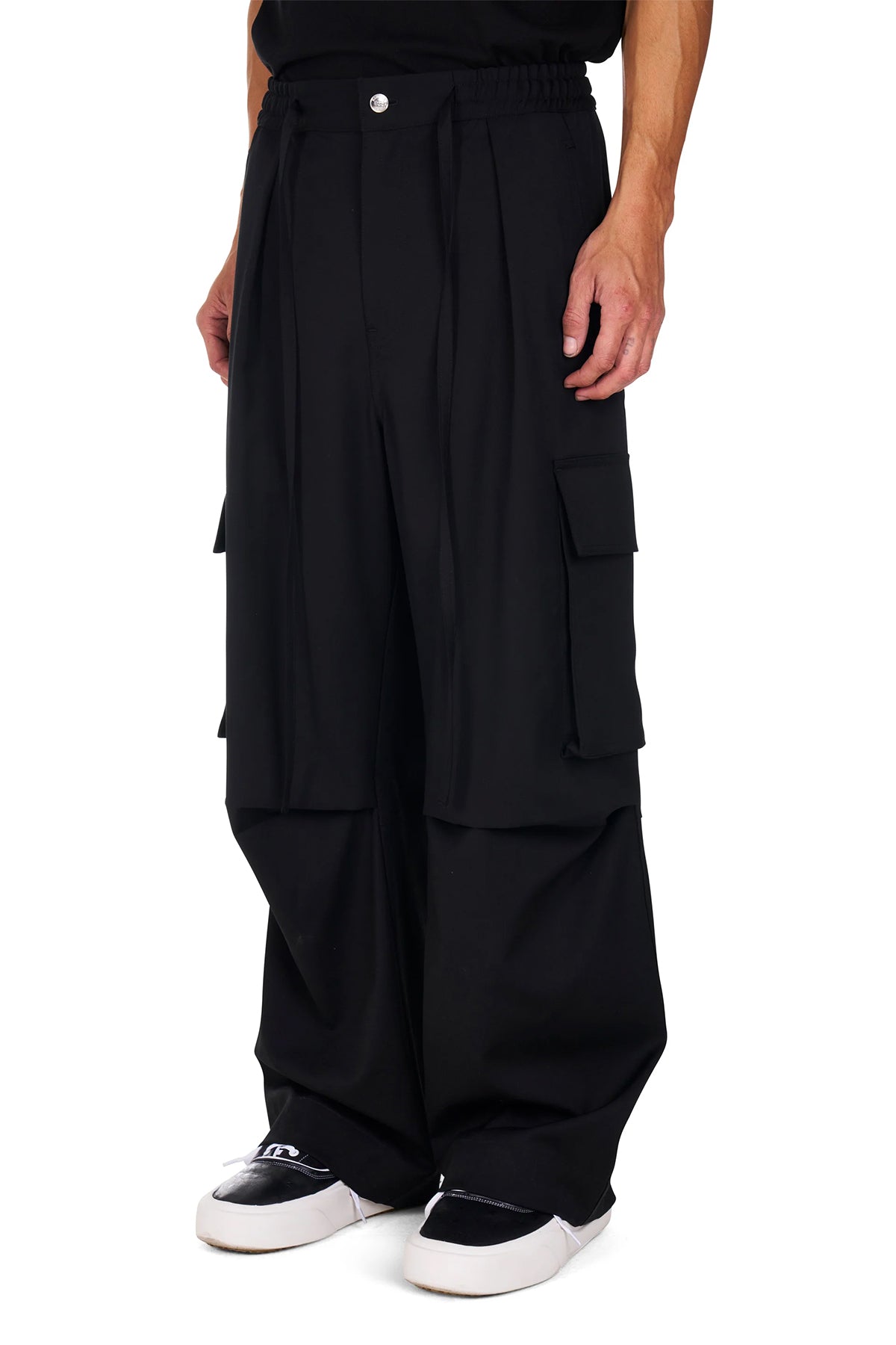 NAHMIAS | PLEATED CARGO PANTS