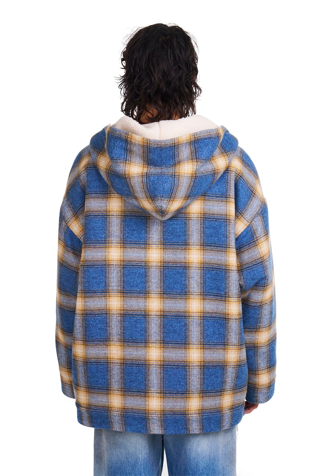 NAHMIAS | PLAID RELAXED SURF HOODIE