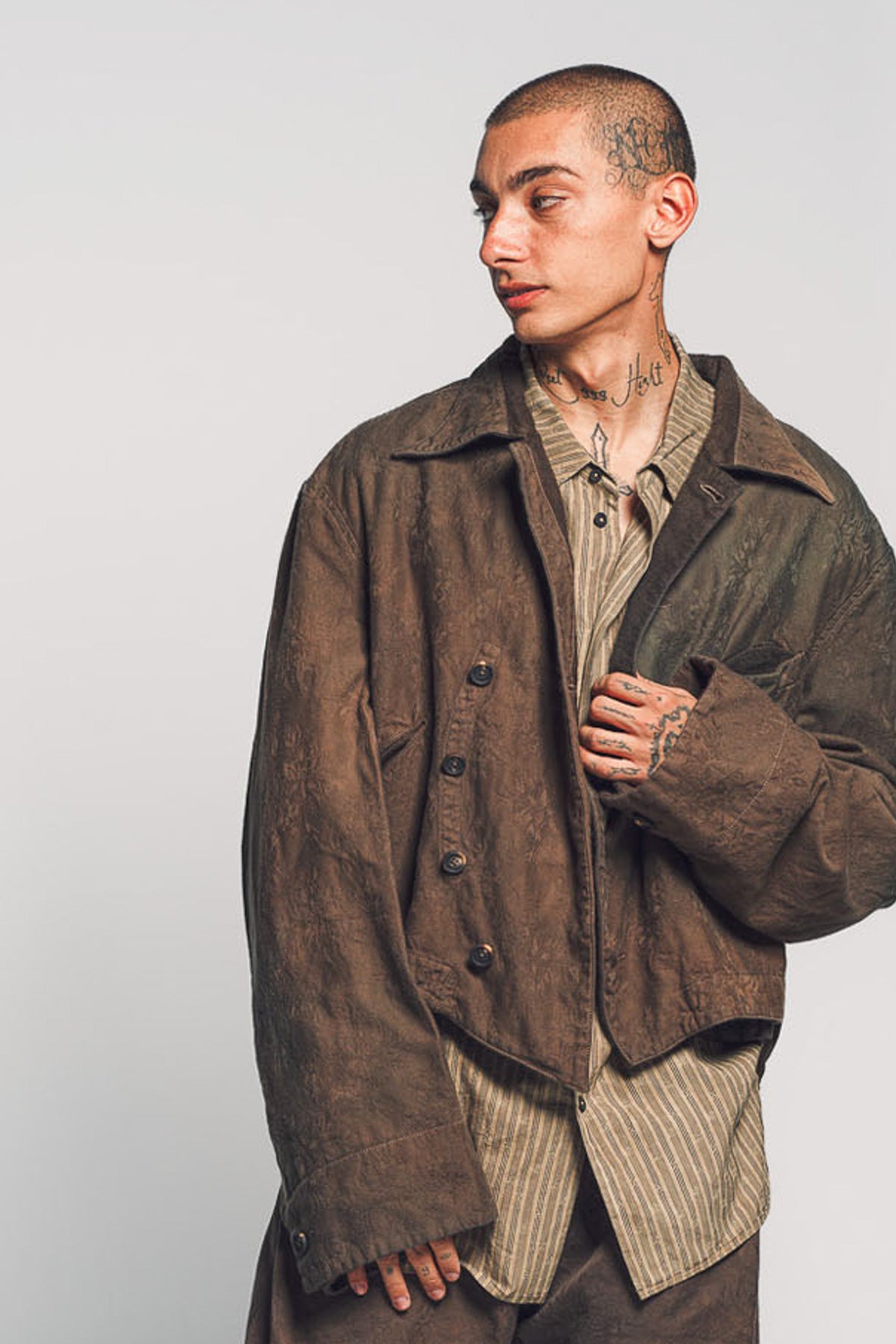 ZIGGY CHEN | DOUBLE BREASTED WORKER JACKET