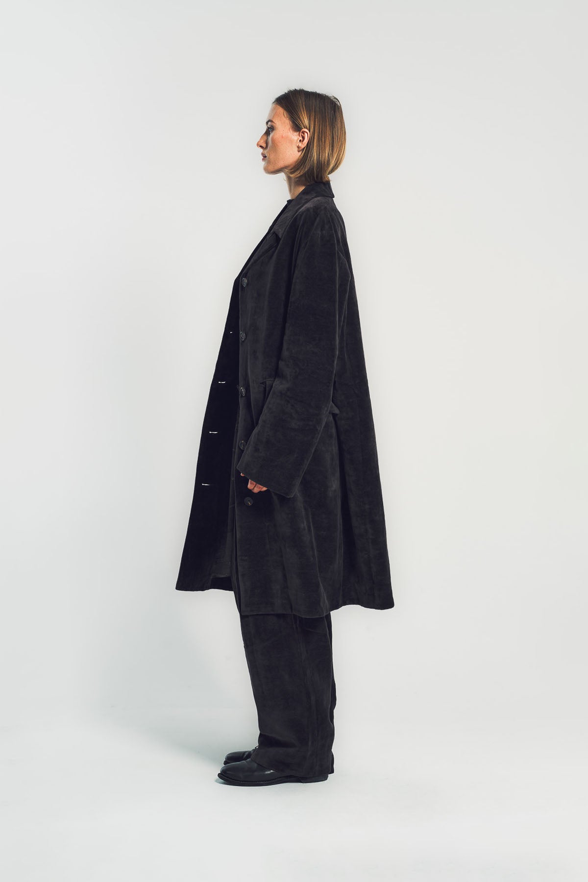 ZIGGY CHEN | SPREAD COLLAR COAT