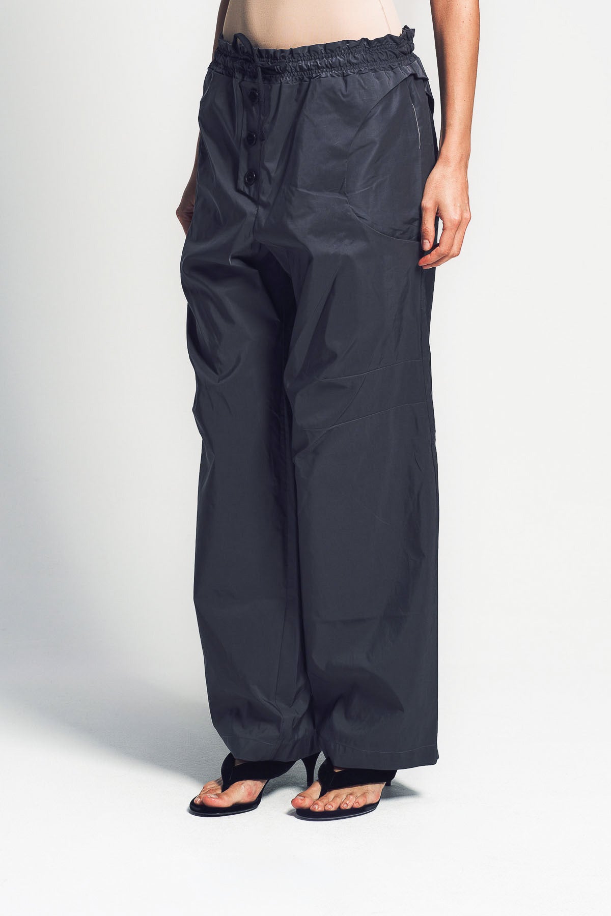 PAULA CANOVAS DEL VAS ブラック38 PAULA CANOVAS DEL VAS | CARGO TROUSERS