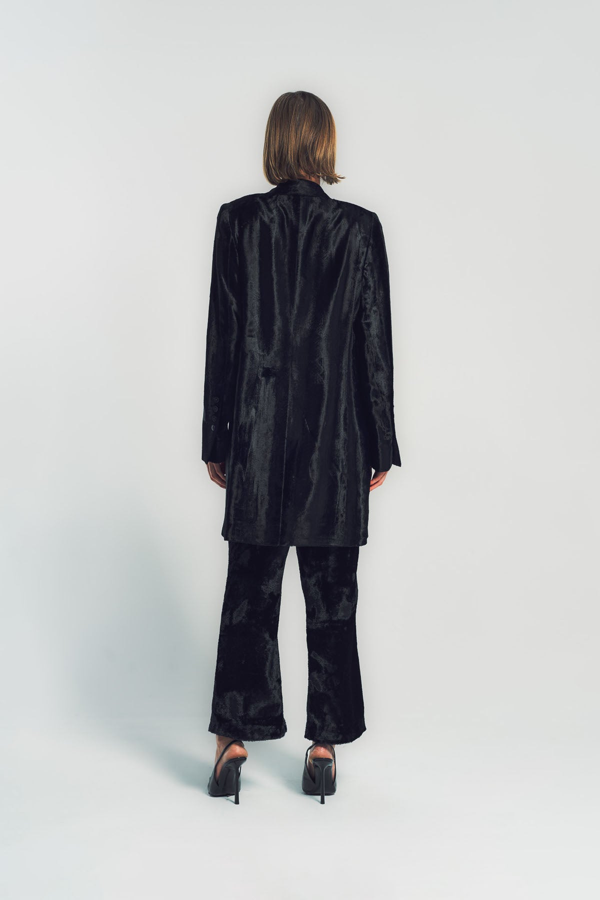 SAPIO | NO. 3 VELVET JERSEY COAT