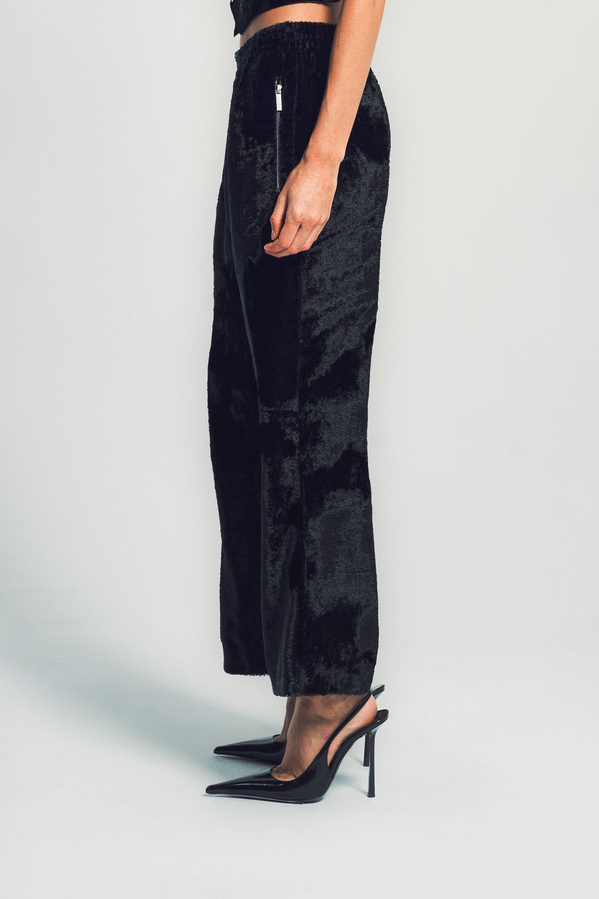SAPIO | NO. 40 VELVET LONG HAIR JERSEY PANTS