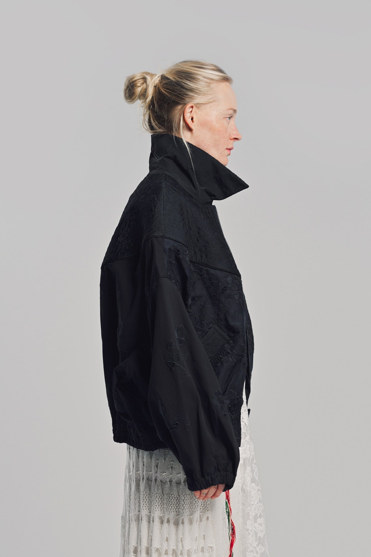 CAROLINE HU | COLLAGING EMBROIDERED JACKET