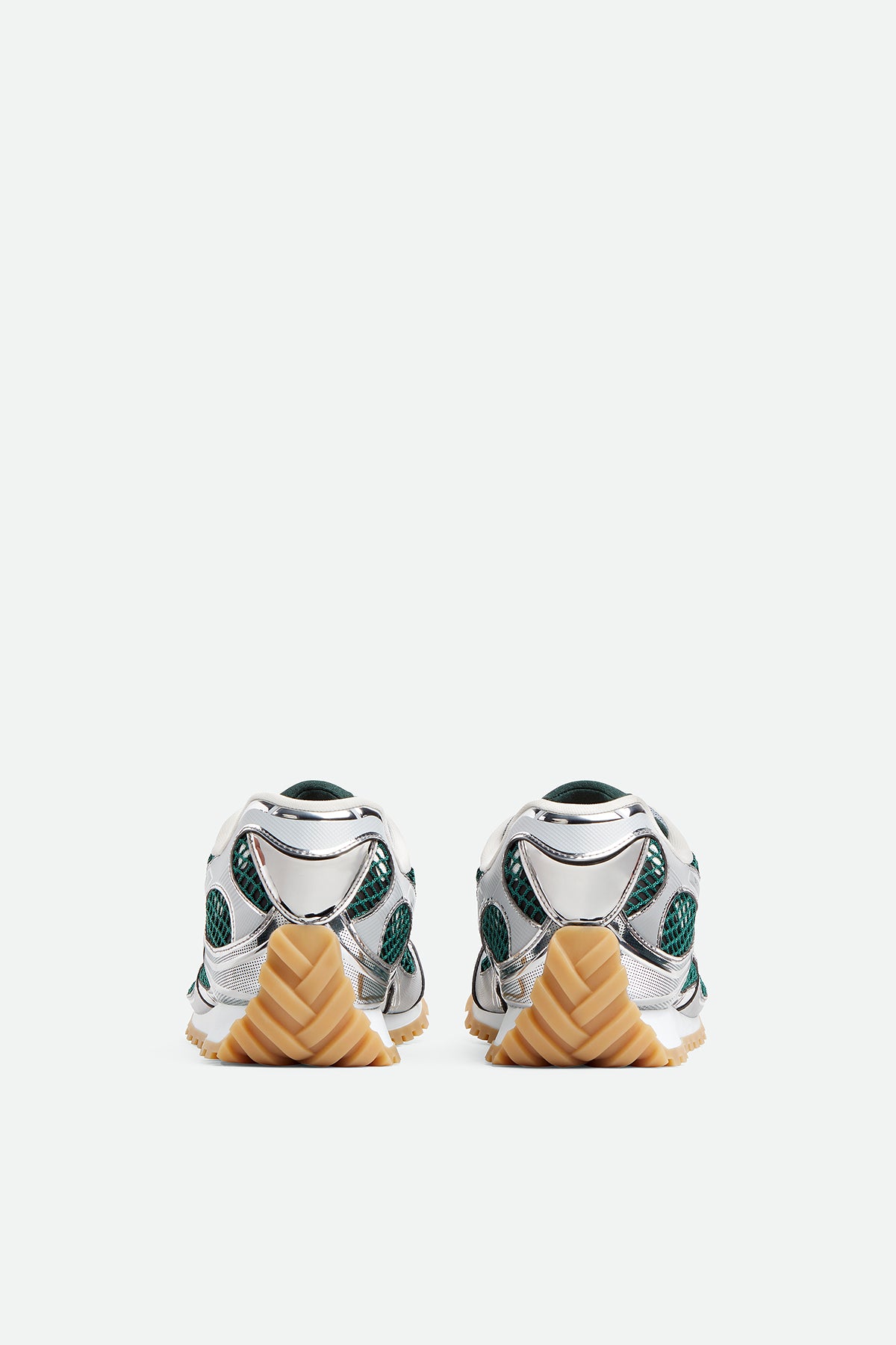 BOTTEGA VENETA | ORBIT SNEAKERS IN BILLIARD & SILVER