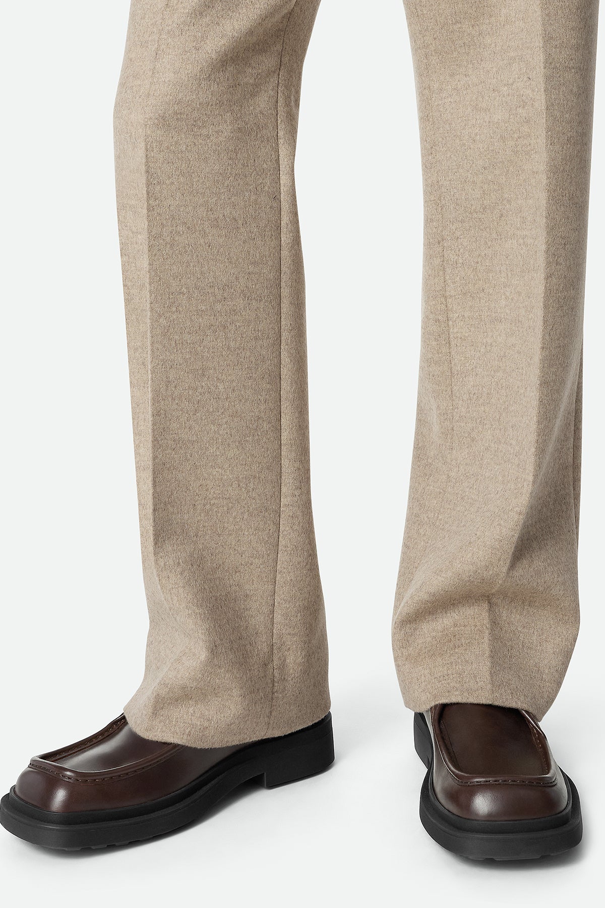 靴 Bottega Veneta Bottega Veneta Stretch Square Toe Sky Blue Ankle Strap