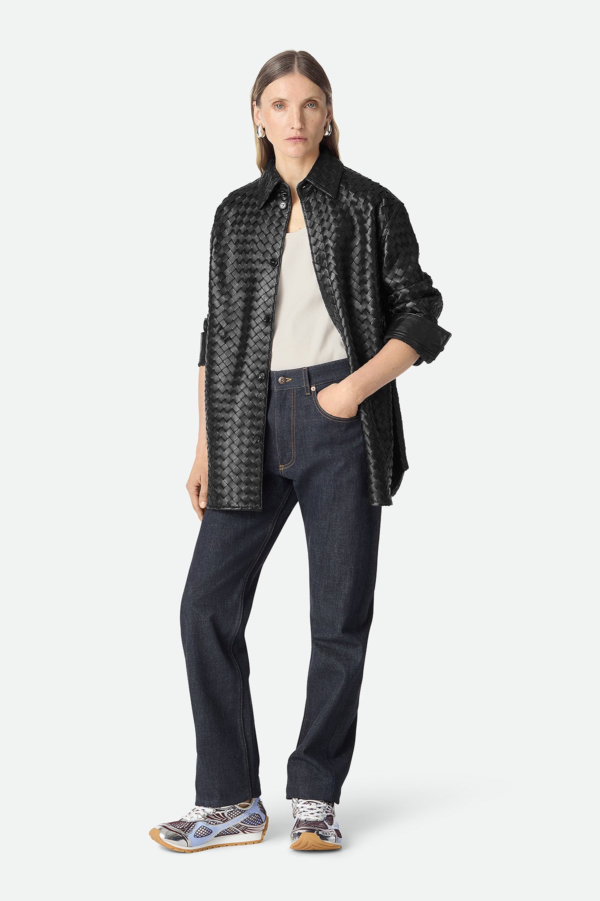 BOTTEGA VENETA | ORBIT SNEAKERS IN BELL & BAROLO