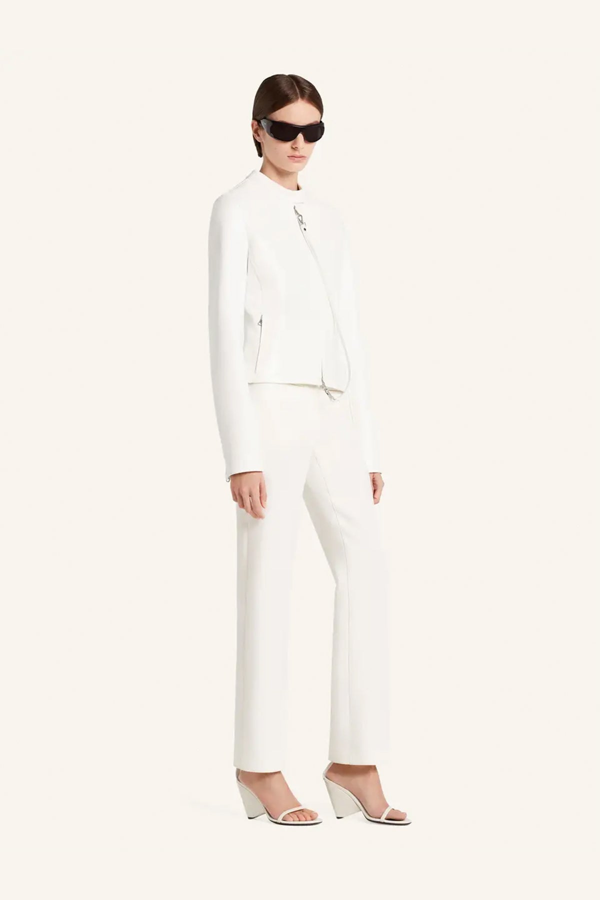 COURRÈGES | CITY VINYL BIKER JACKET