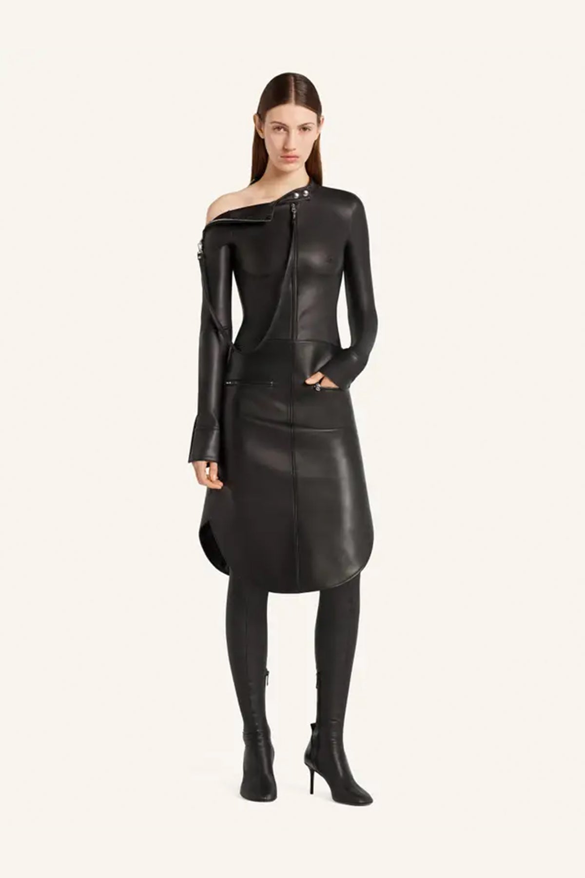 COURRÈGES | ZIPPED BIKER TOP