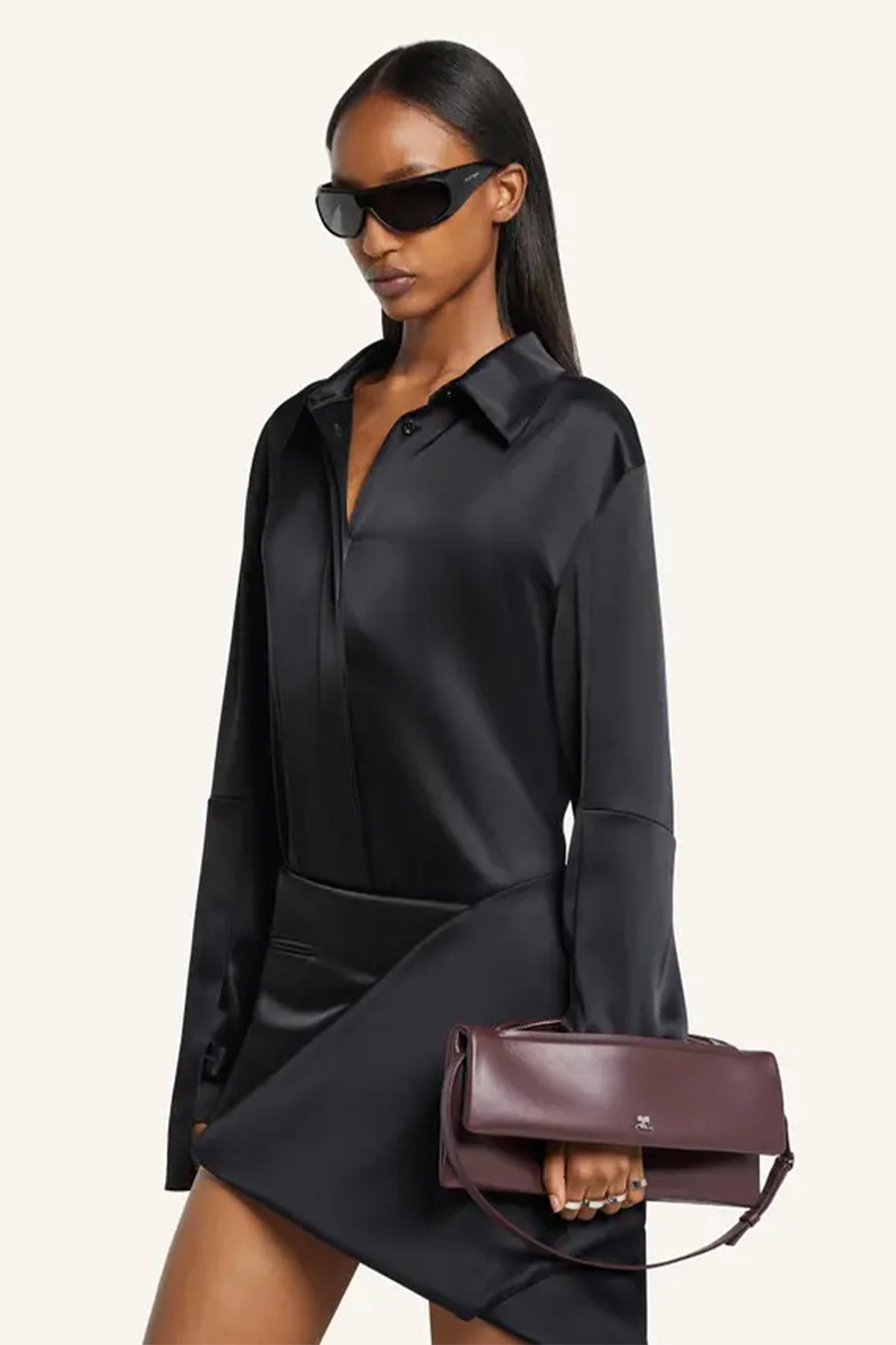 COURRÈGES | SATIN SHIRT