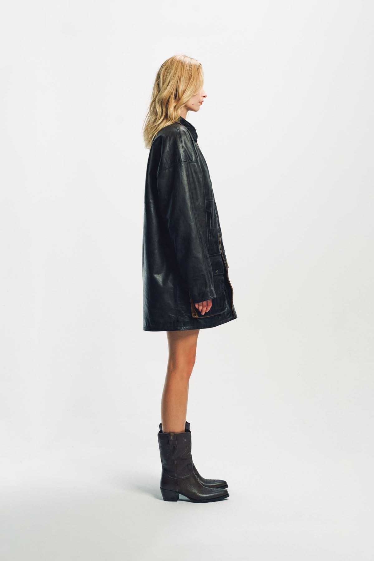 DURAN LANTINK | WAXED LEATHER JACKET