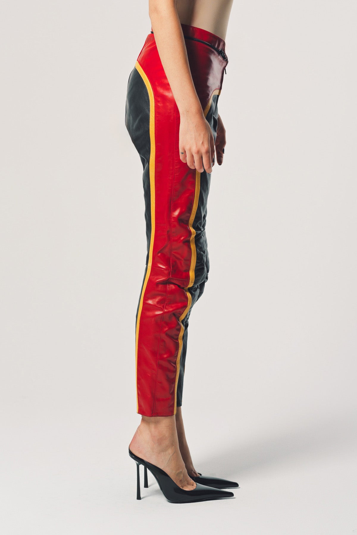 DURAN LANTINK | LEATHER BIKER PANTS