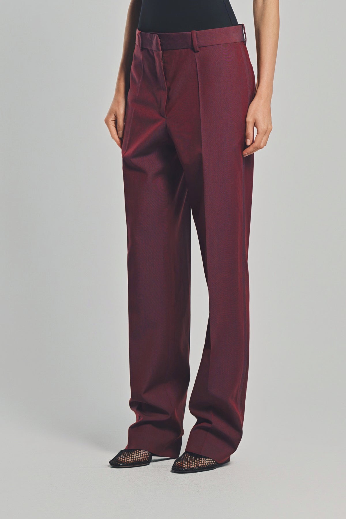 JIL SANDER | TUXEDO DETAIL PANTS