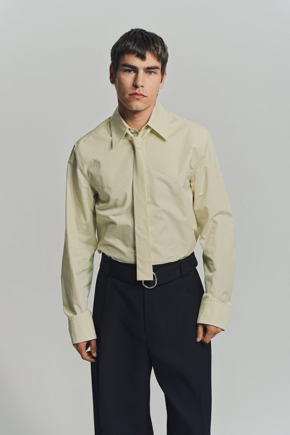JIL SANDER | REGULAR FIT SHIRT WITH TIE