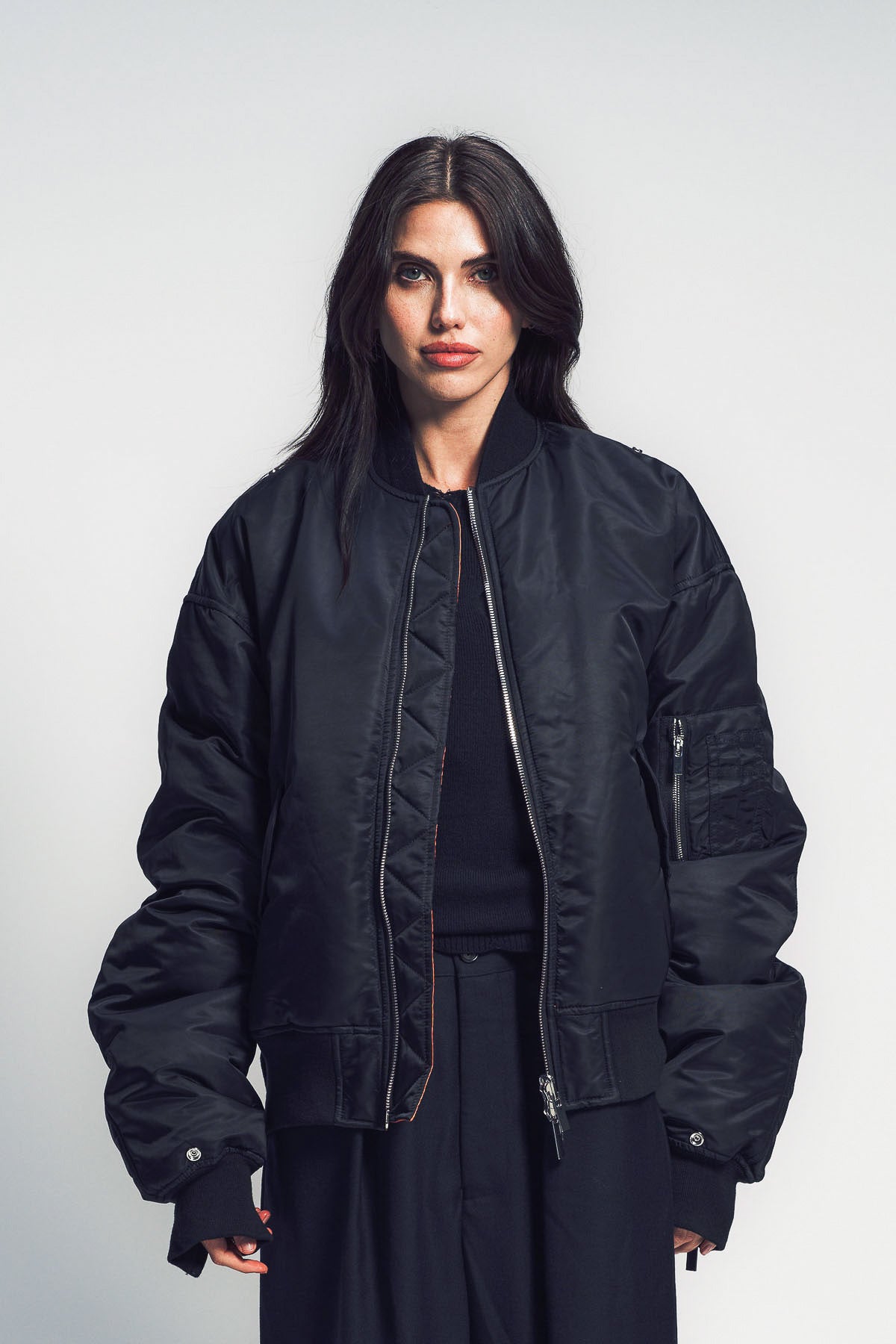 NOIR KEI NINOMIYA | NYLON TWILL BOMBER JACKET