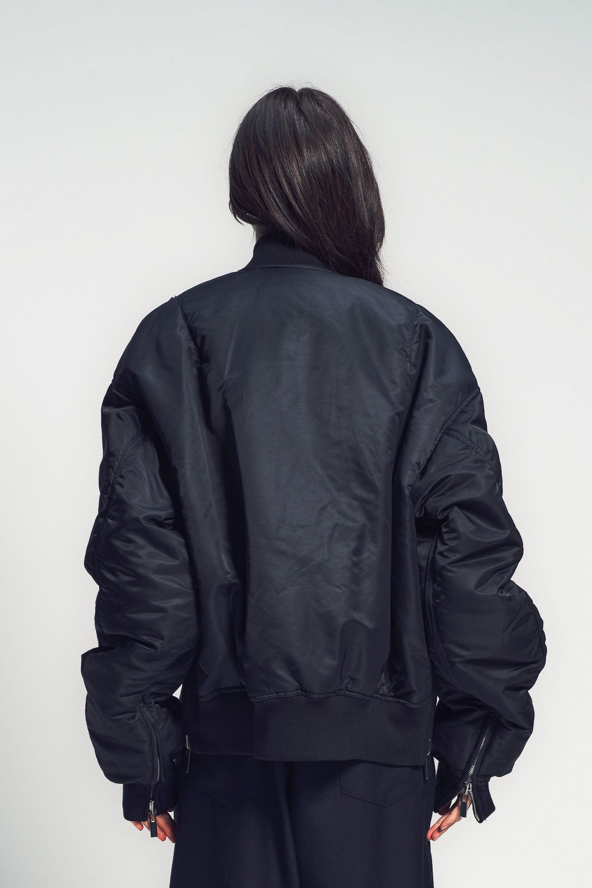 NOIR KEI NINOMIYA | NYLON TWILL BOMBER JACKET