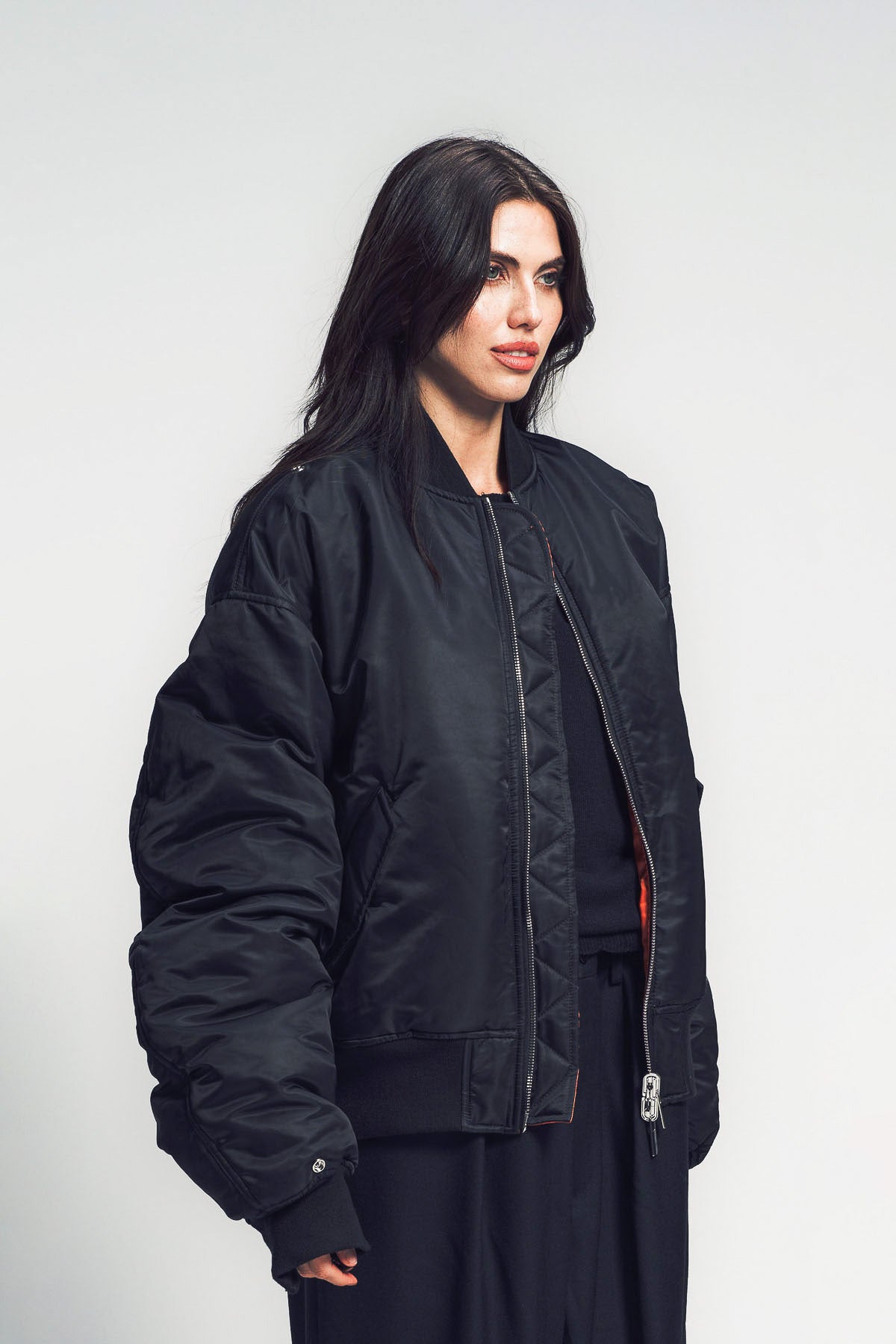 NOIR KEI NINOMIYA | NYLON TWILL BOMBER JACKET