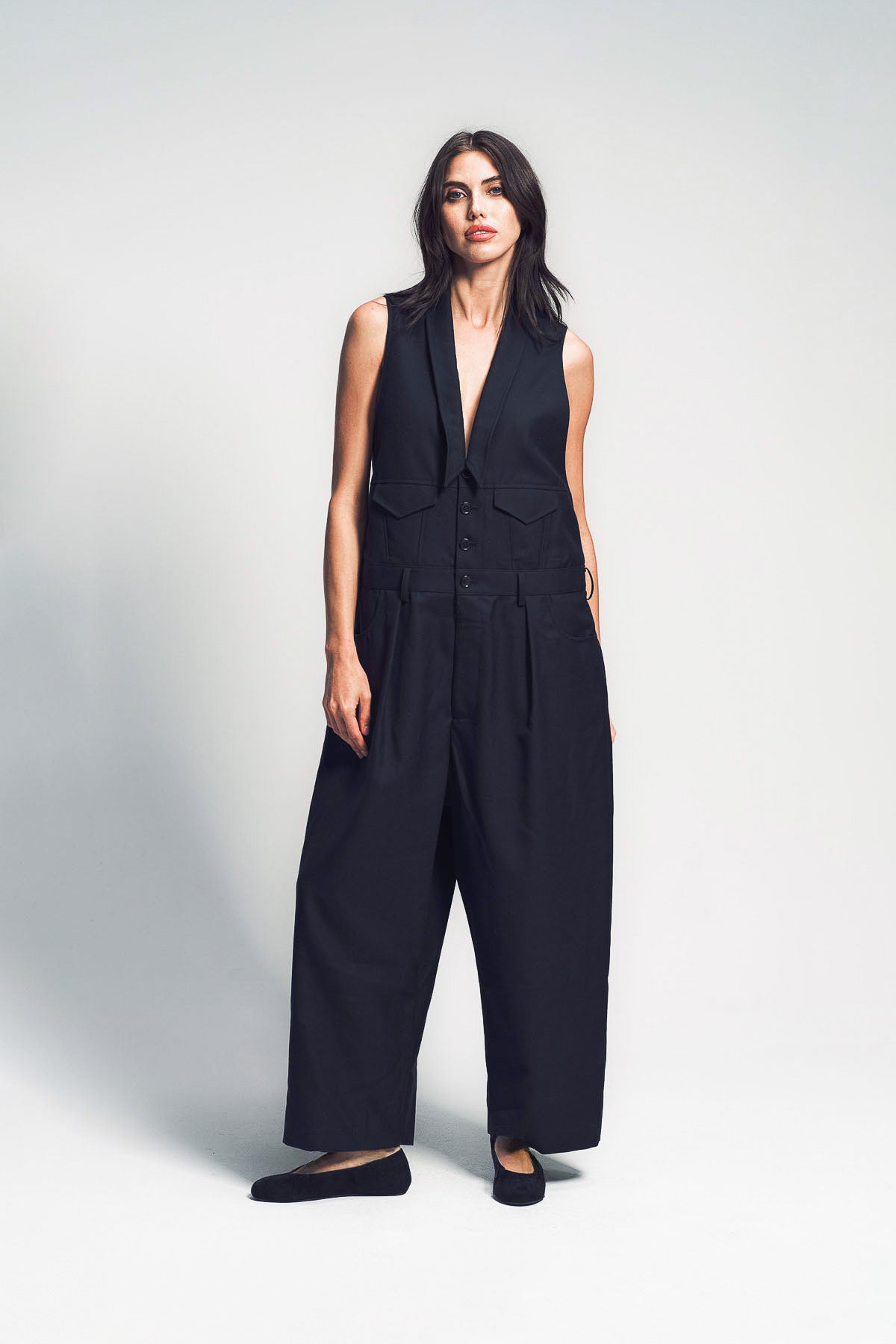 NOIR KEI NINOMIYA | WOOL JUMPSUIT
