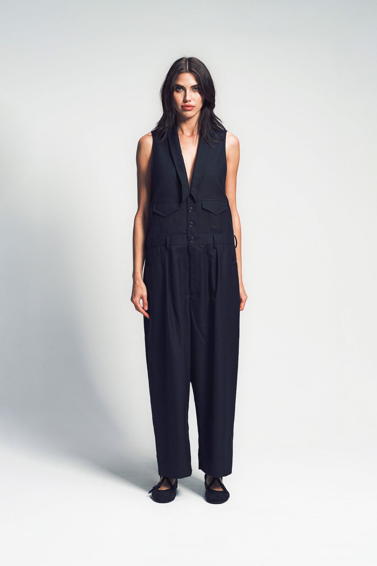 NOIR KEI NINOMIYA | WOOL JUMPSUIT