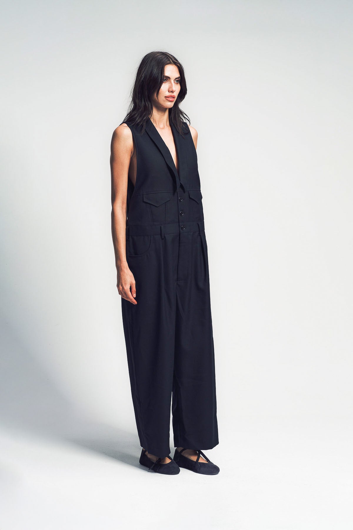 NOIR KEI NINOMIYA | WOOL JUMPSUIT