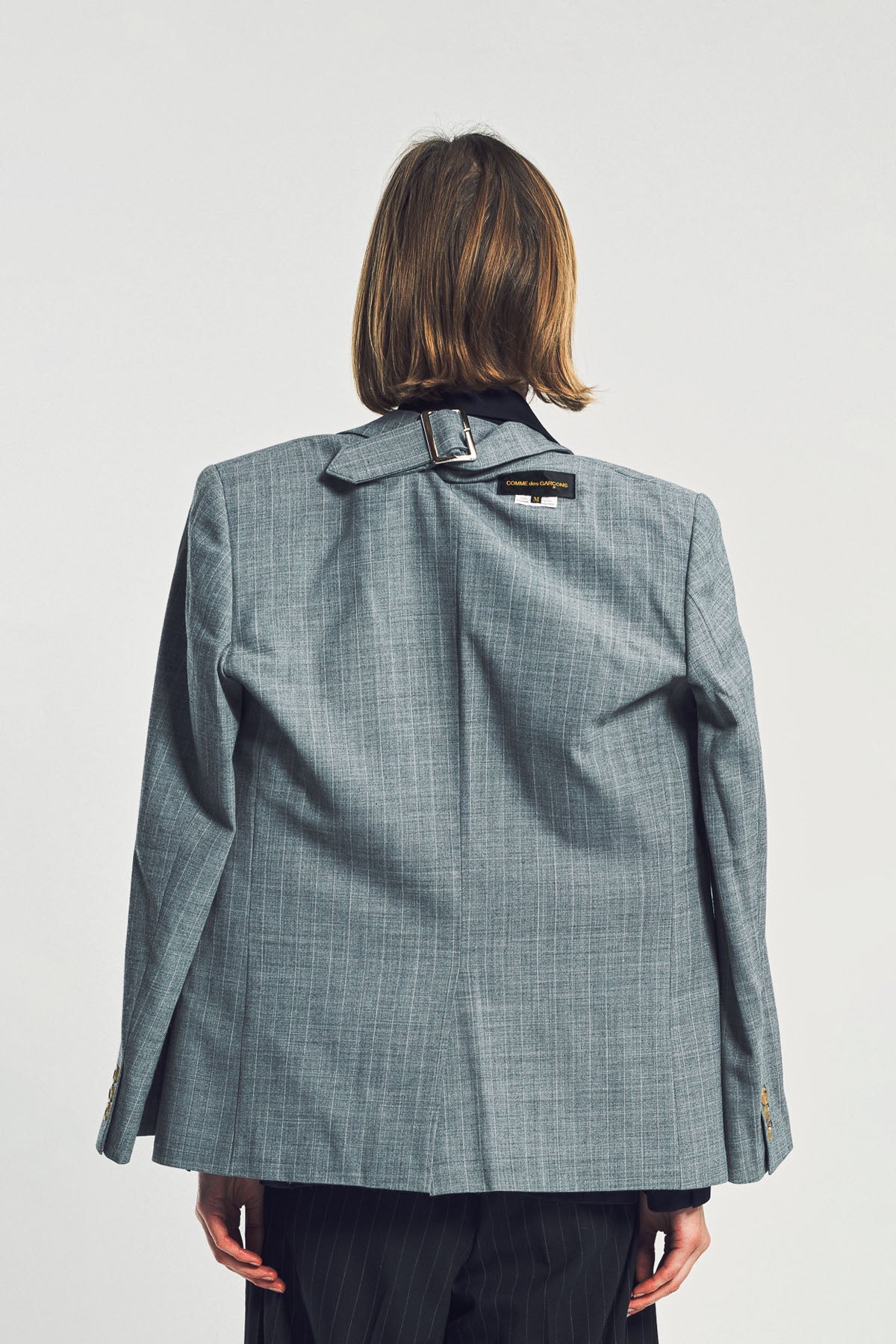 COMME DES GARCONS | STRIPED MIX BLAZER