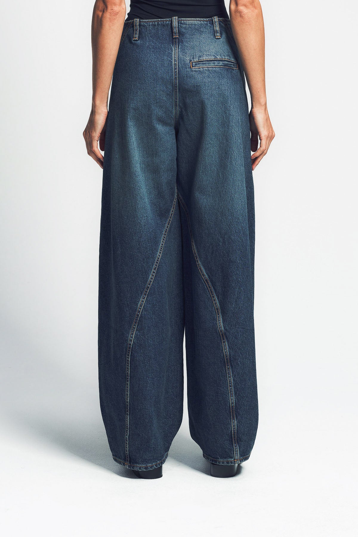 ALAÏA | DENIM CARGO PANTS