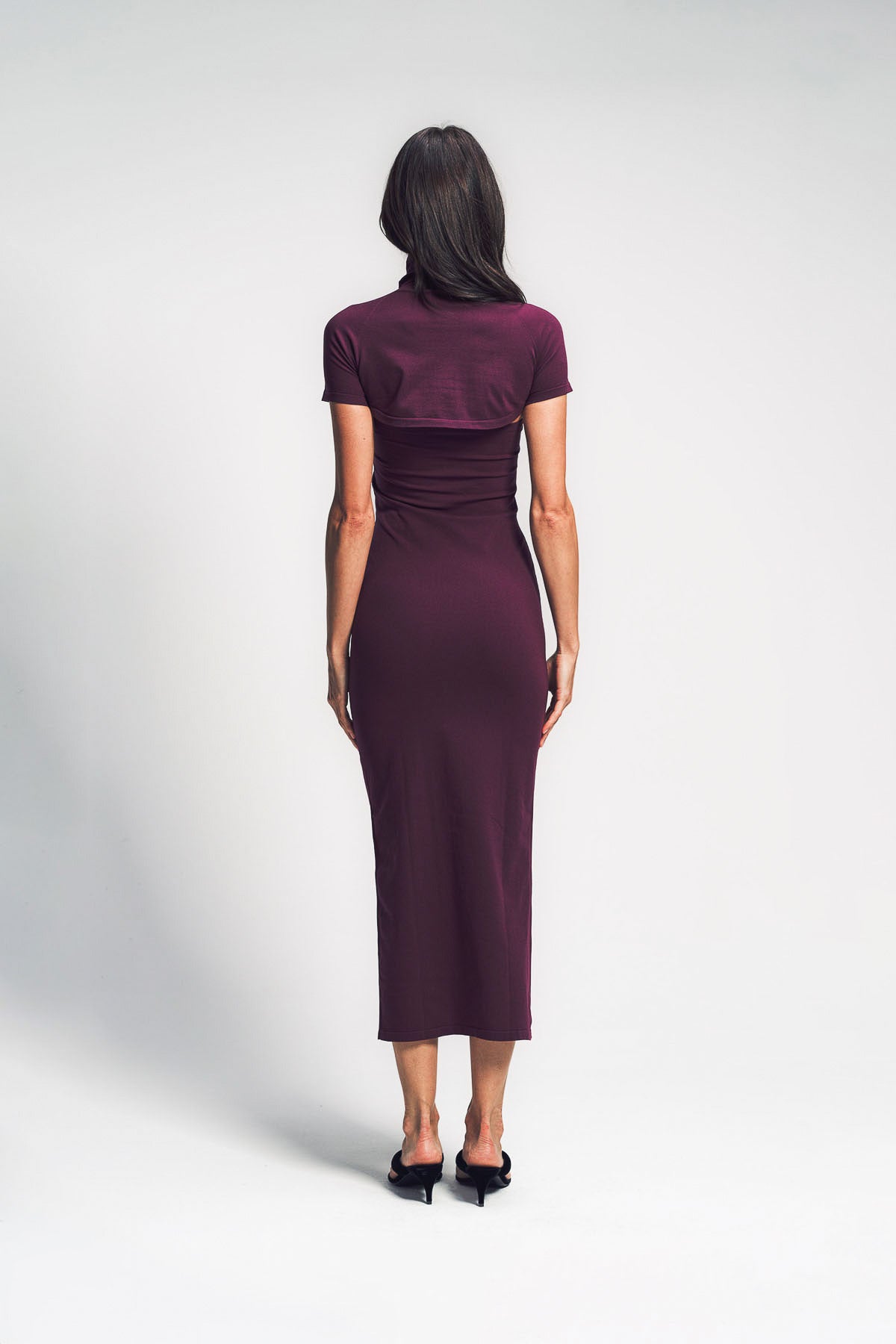 ALAÏA | SECOND-SKIN KNIT CUT-OUT DRESS