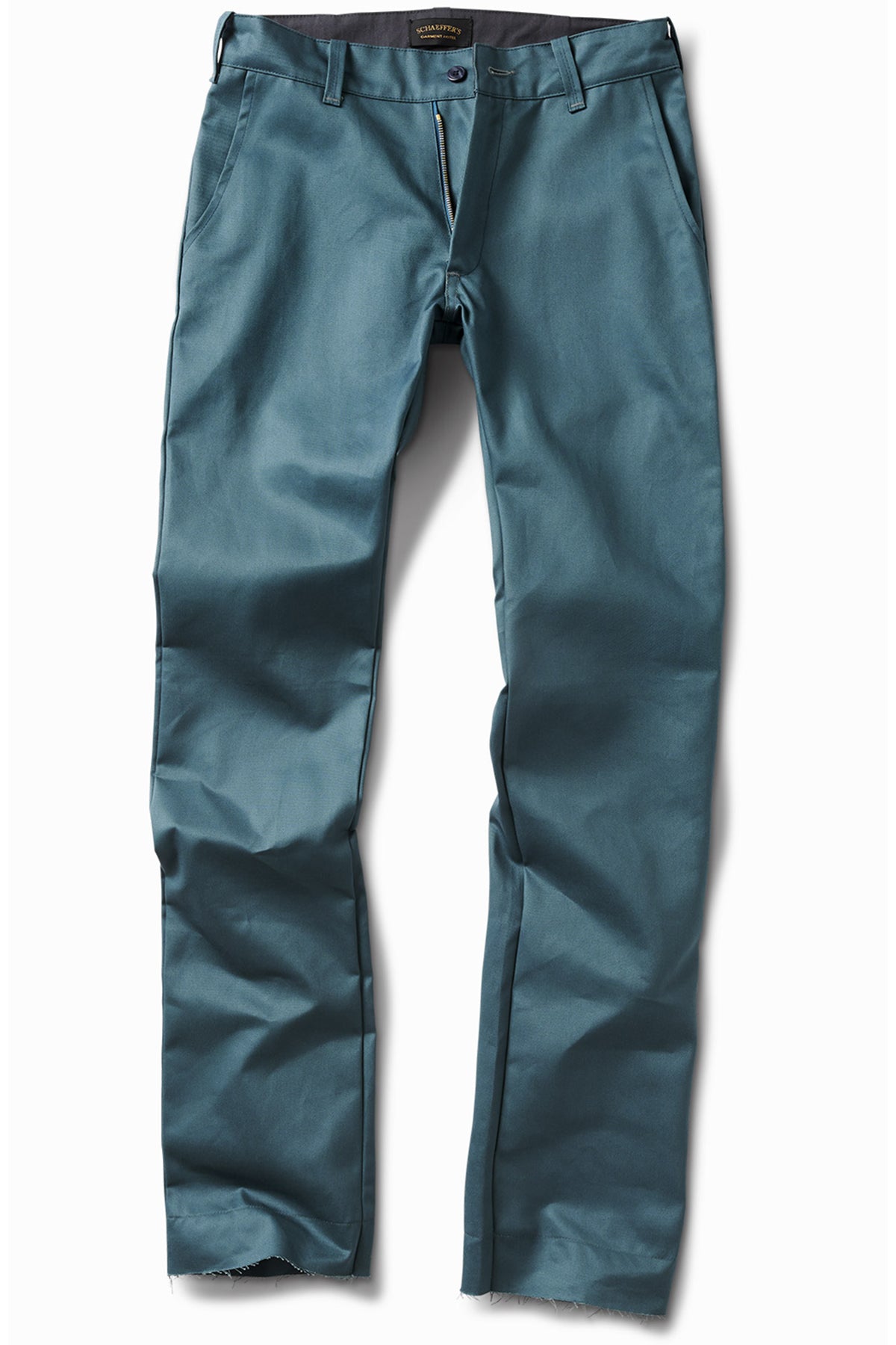 SCHAEFFER'S GARMENT HOTEL | CHINO PANTS IN AQUA TEAL