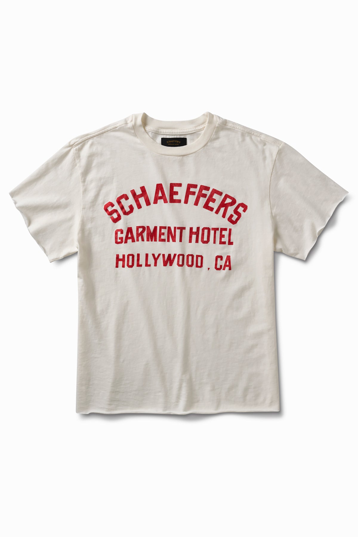 SCHAEFFER'S GARMENT HOTEL | CYCLE VARSITY DROP SHOULDER RAW EDGE TEE
