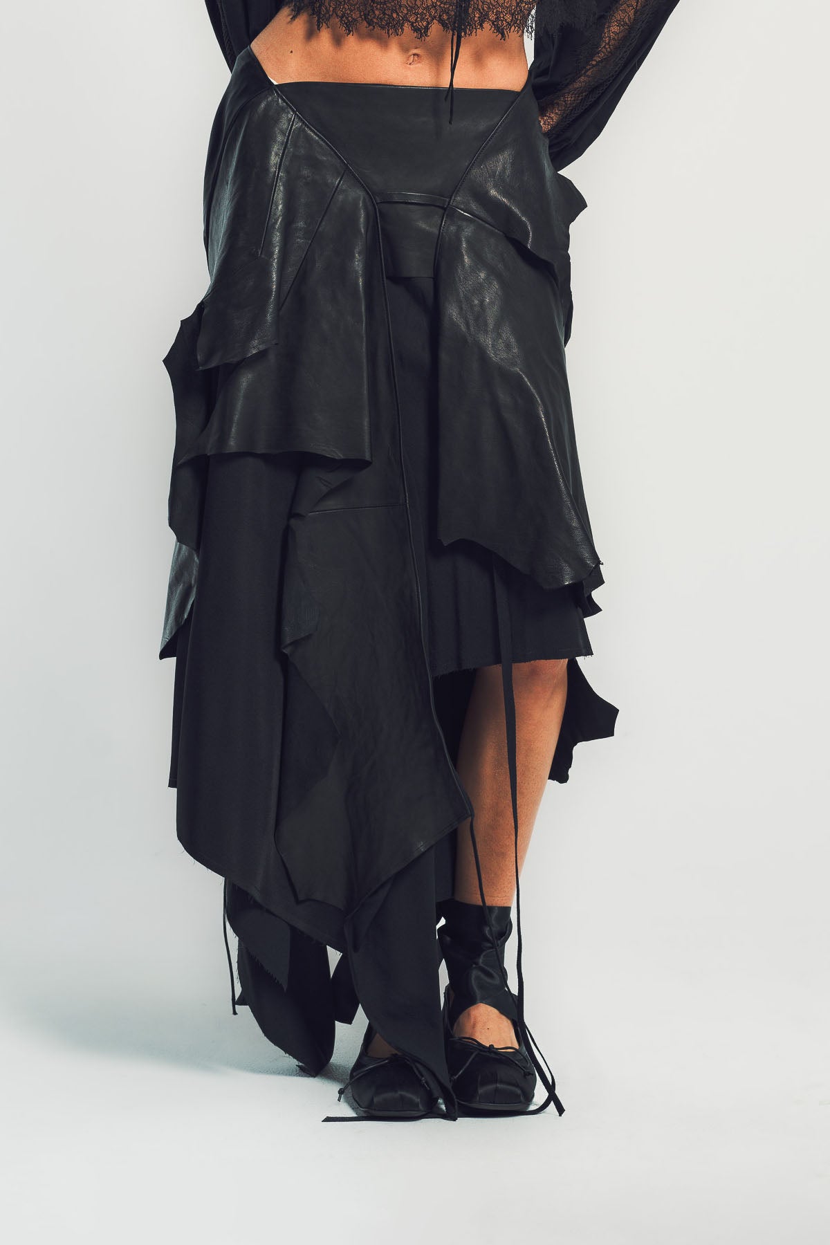 ANN DEMEULEMEESTER | EUGENIA MIDI SKIRT