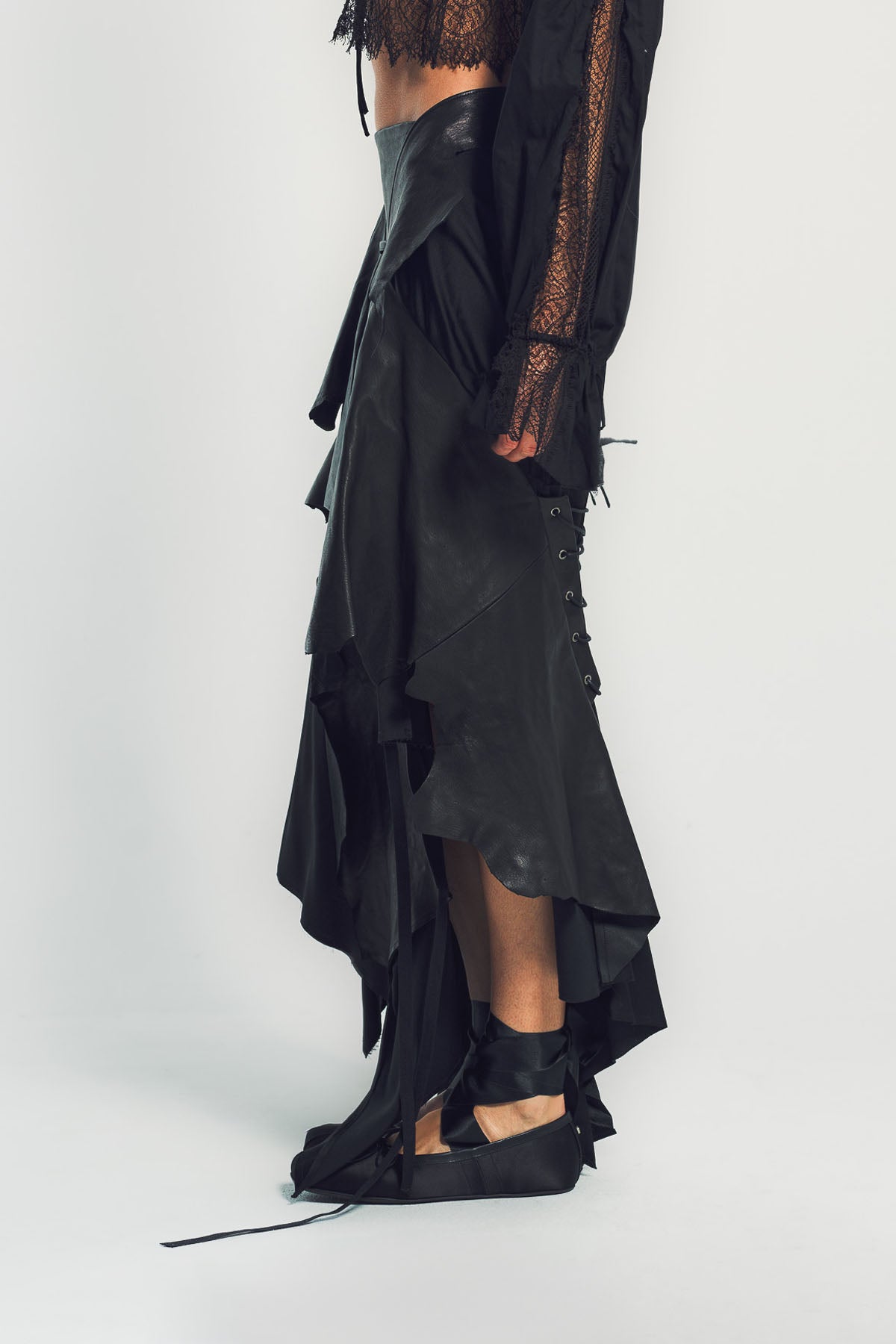 ANN DEMEULEMEESTER | EUGENIA MIDI SKIRT