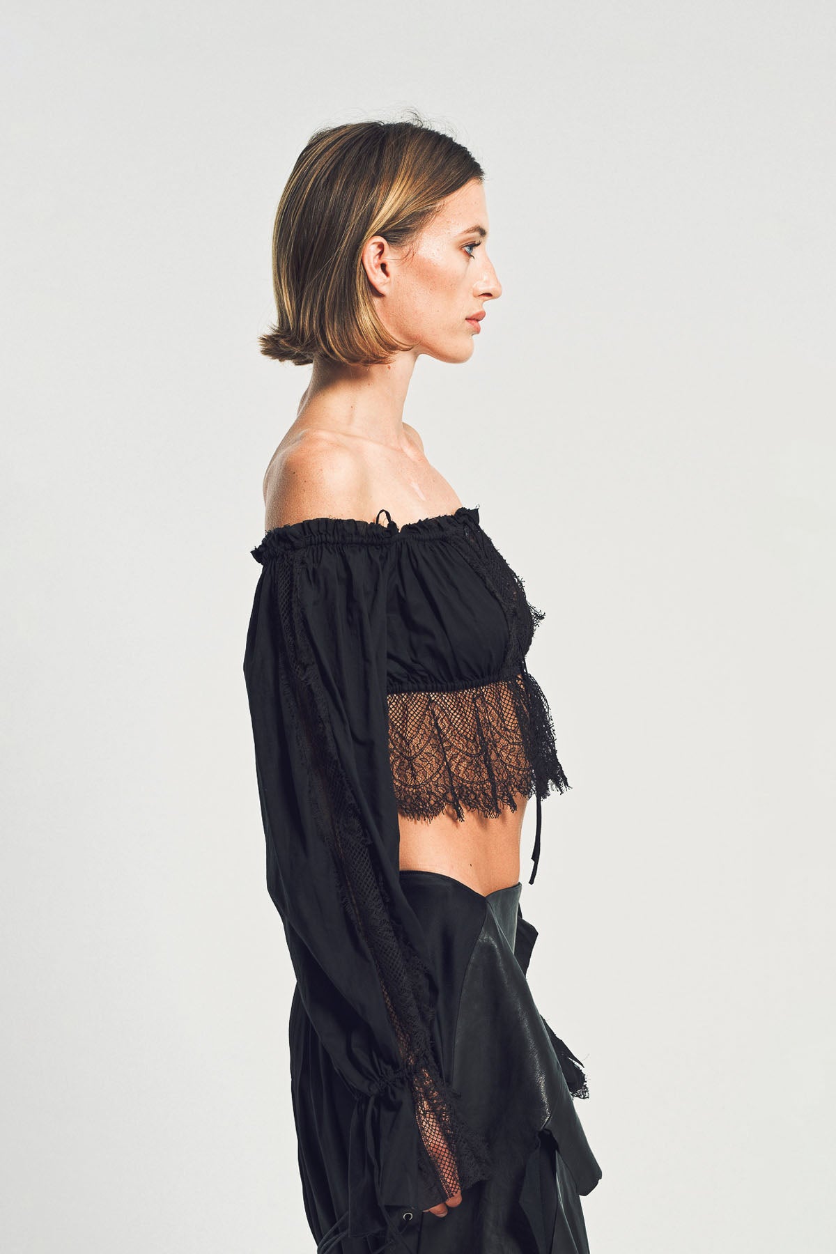 ANN DEMEULEMEESTER ブラック レイヤードタンクトップ 36 Top & Tank Tops – Ann Demeulemeester