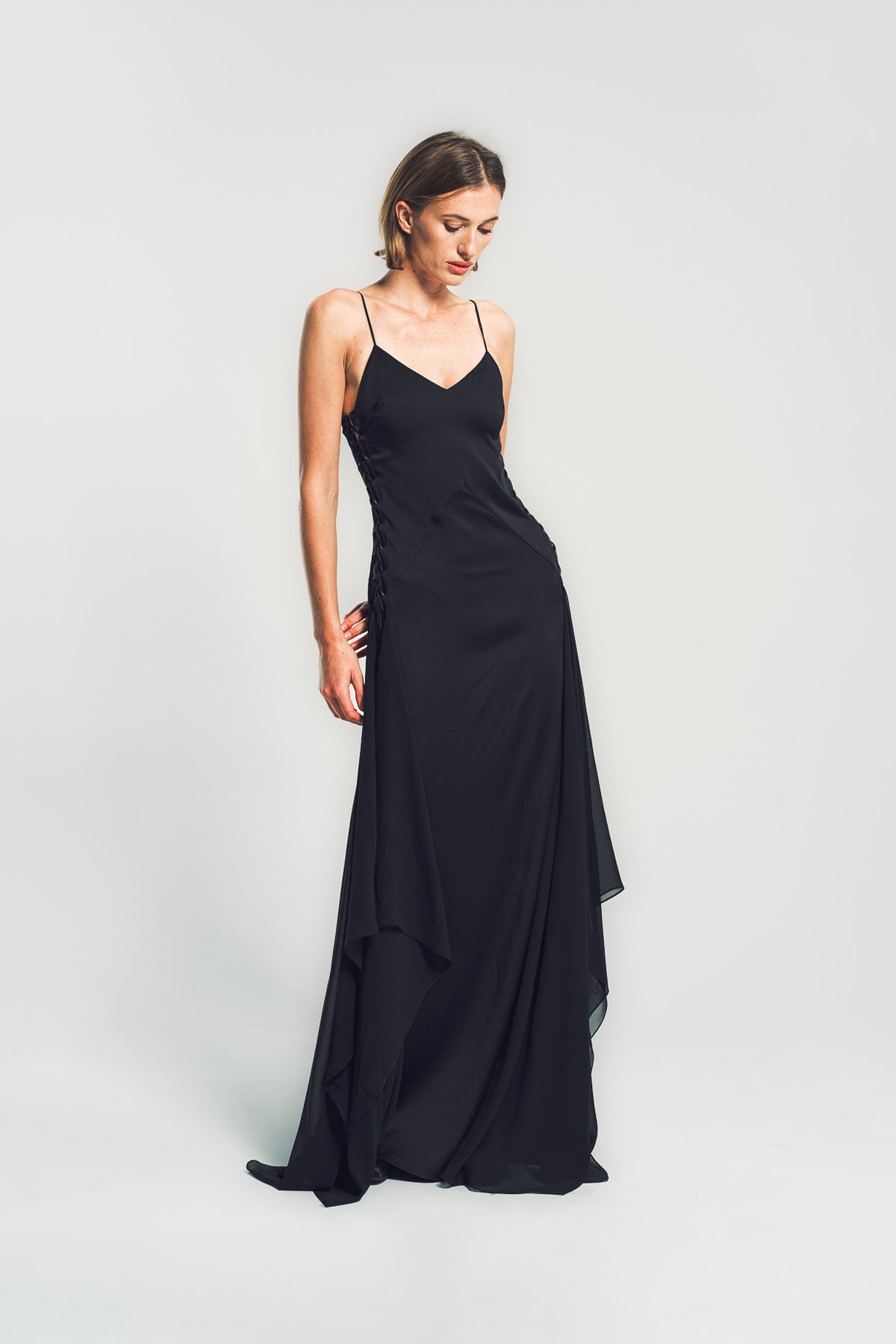 ANN DEMEULEMEESTER | OTTILIE LONG DRESS