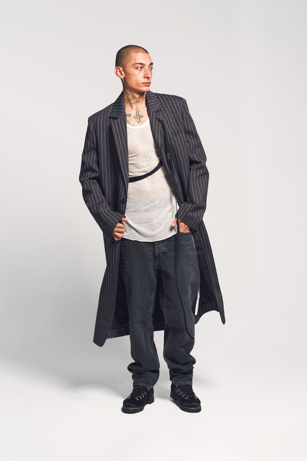 ANN DEMEULEMEESTER | BAAF STRAIGHT TAILORED COAT